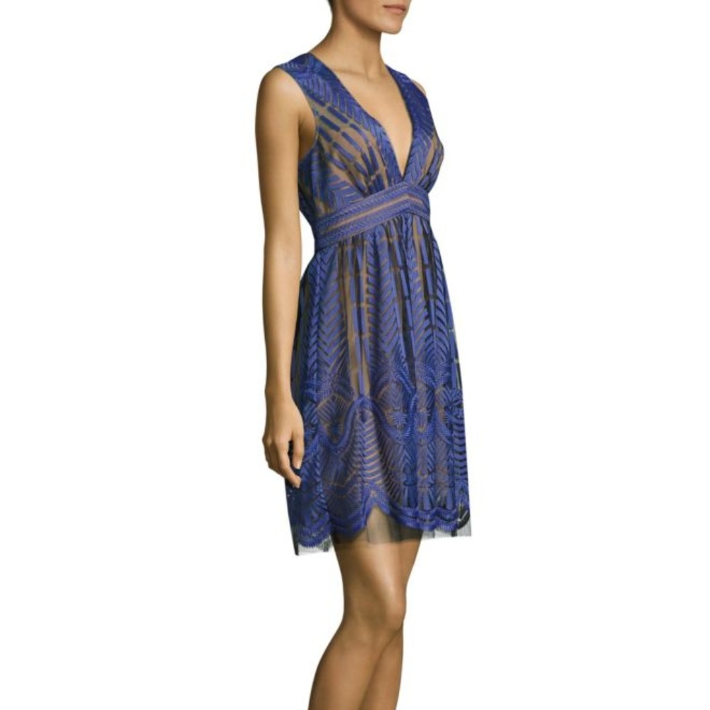 BCBG Maxazria Royal Blue Cocktail Dress Sz 2